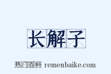 长解子是什么意思的图片